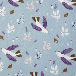 Printed Cotton ZOILO Baltic / Lilac